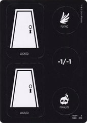 Punch Card Token (1 // 2) [Duskmourn: House of Horror Tokens] | Galaxy Games LLC