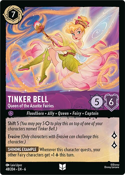 Tinker Bell - Queen of the Azurite Fairies (48/204) [Azurite Sea] | Galaxy Games LLC