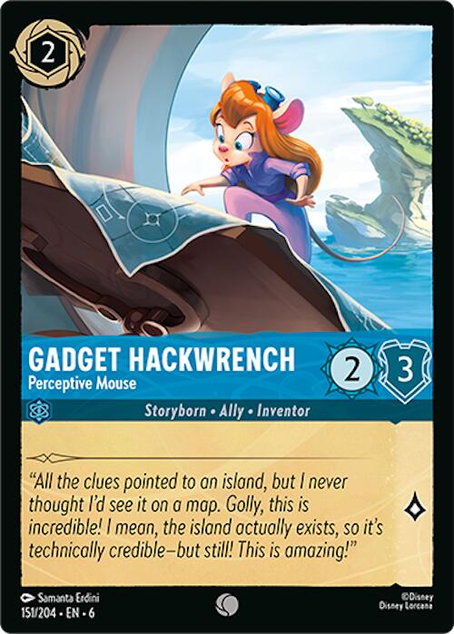 Gadget Hackwrench - Perceptive Mouse (151/204) [Azurite Sea] | Galaxy Games LLC