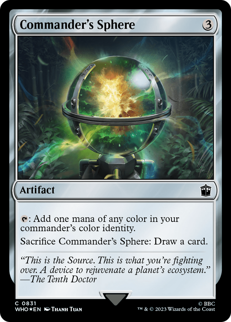 Commander's Sphere (Surge Foil) [Doctor Who] | Galaxy Games LLC