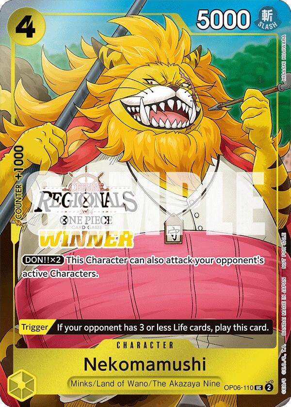 Nekomamushi (Offline Regional 2024 Vol. 3) [Winner] [One Piece Promotion Cards] | Galaxy Games LLC
