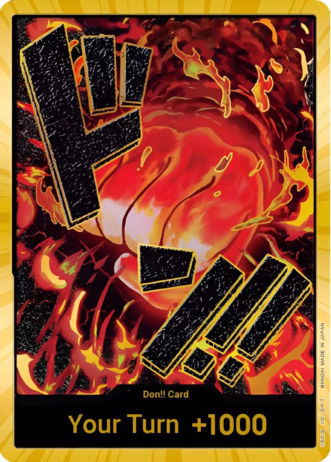DON!! Card (Sakazuki) (Gold) [Premium Booster -The Best-] | Galaxy Games LLC