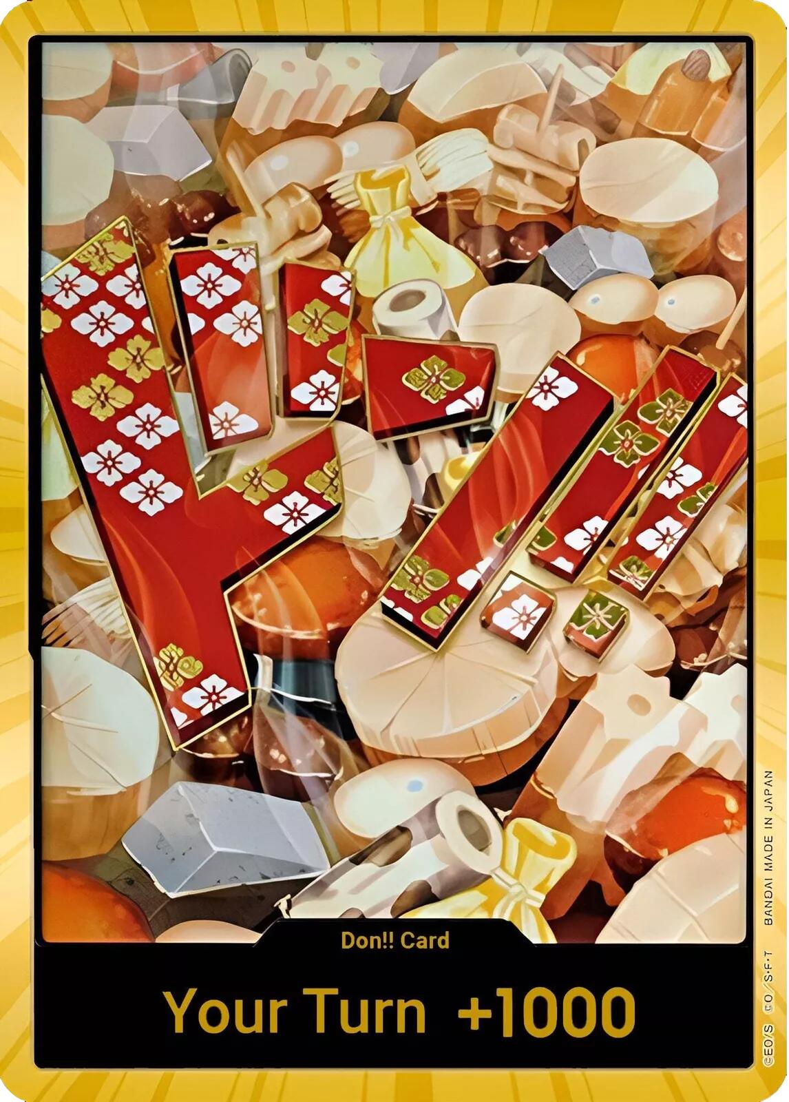 DON!! Card (Oden) (Gold) [Premium Booster -The Best-] | Galaxy Games LLC