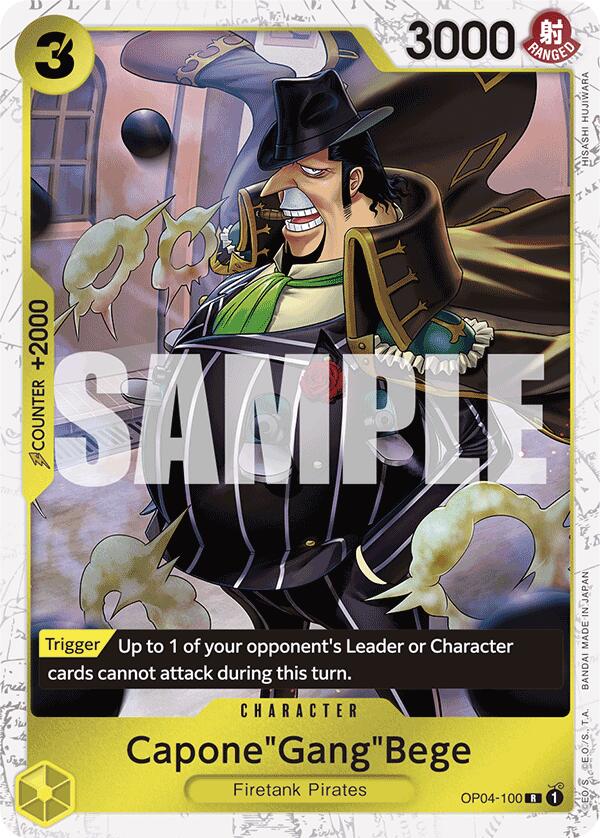 Capone"Gang"Bege (OP04-100) (Jolly Roger Foil) [Premium Booster -The Best-] | Galaxy Games LLC