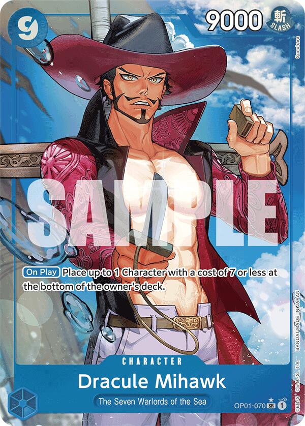 Dracule Mihawk (OP01-070) (Alternate Art) [Premium Booster -The Best-] | Galaxy Games LLC