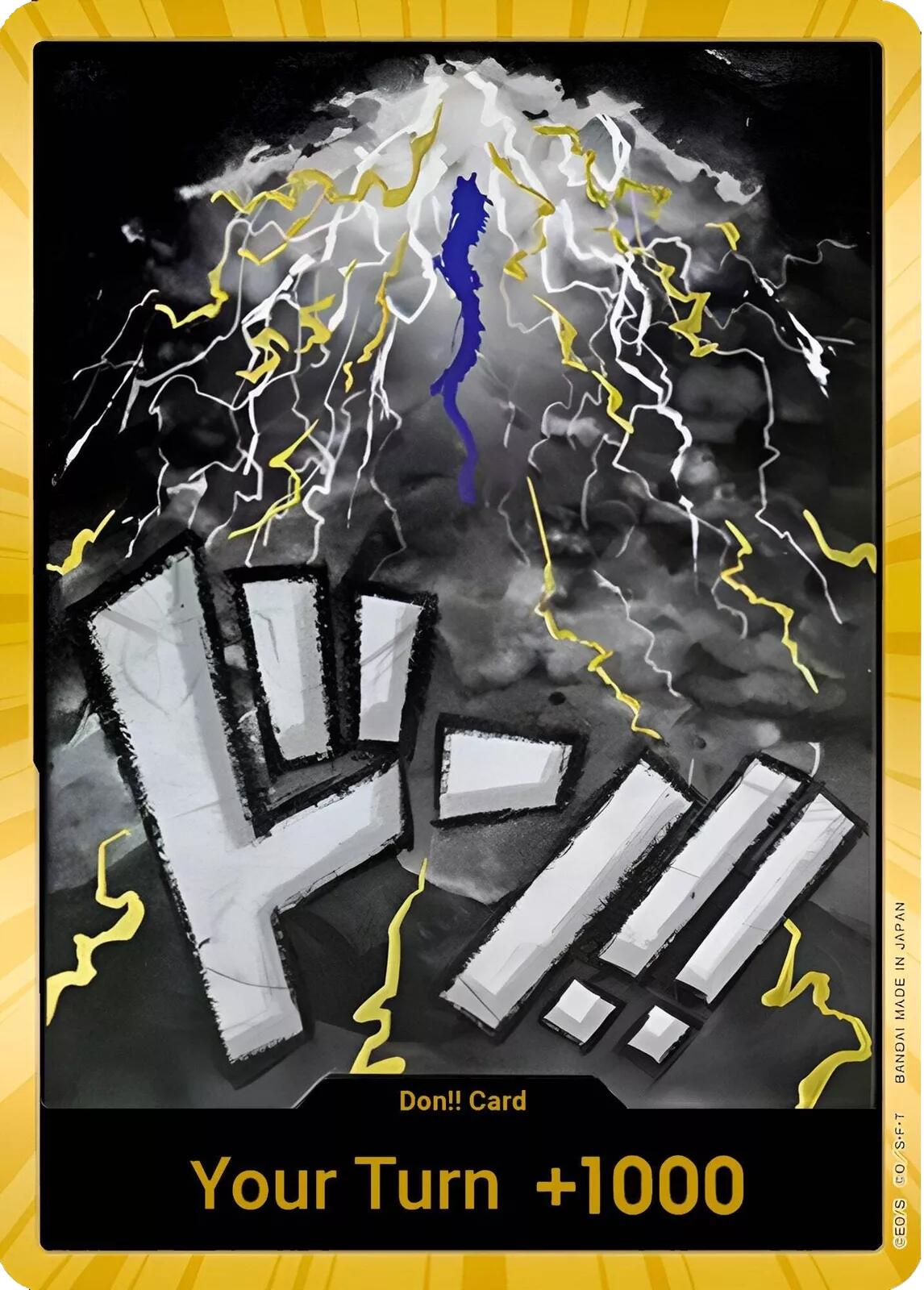 DON!! Card (Kaido) (Gold) [Premium Booster -The Best-] | Galaxy Games LLC
