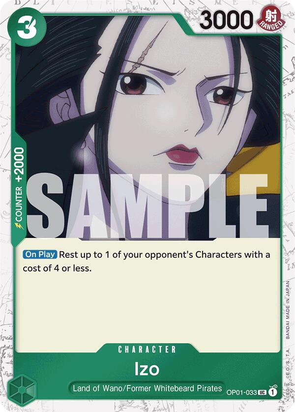 Izo (OP01-033) (Jolly Roger Foil) [Premium Booster -The Best-] | Galaxy Games LLC
