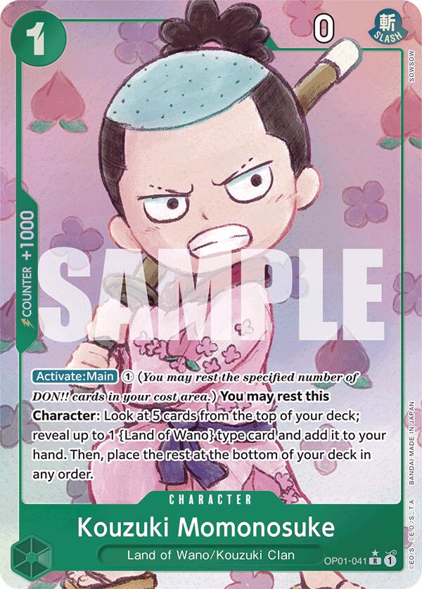 Kouzuki Momonosuke (Alternate Art) [Premium Booster -The Best-] | Galaxy Games LLC