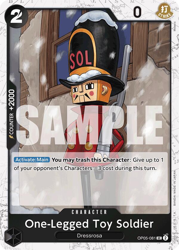 One-Legged Toy Soldier (Jolly Roger Foil) [Premium Booster -The Best-] | Galaxy Games LLC