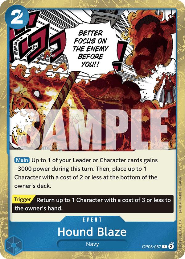 Hound Blaze (Jolly Roger Foil) [Premium Booster -The Best-] | Galaxy Games LLC