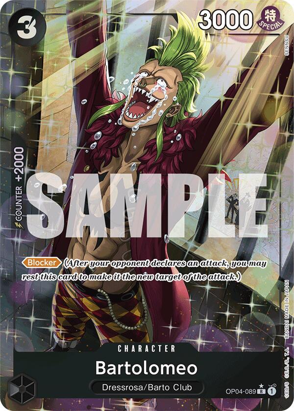 Bartolomeo (OP04-089) (Alternate Art) [Premium Booster -The Best-] | Galaxy Games LLC