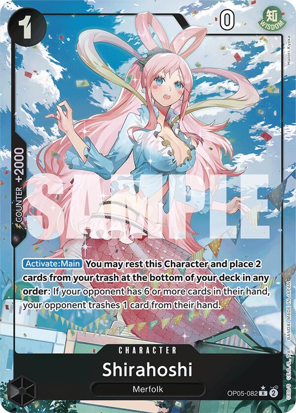 Shirahoshi (OP05-082) (Full Art) [Premium Booster -The Best-] | Galaxy Games LLC