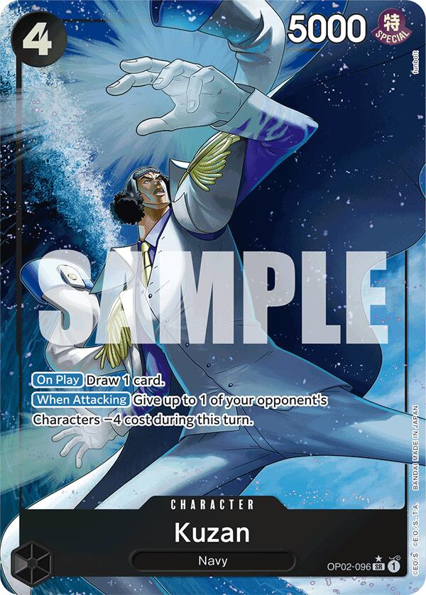 Kuzan (OP02-096) (Alternate Art) [Premium Booster -The Best-] | Galaxy Games LLC