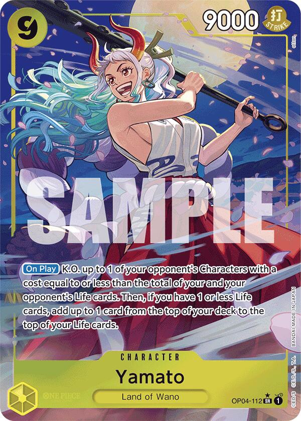 Yamato (OP04-112) (Alternate Art) [Premium Booster -The Best-] | Galaxy Games LLC