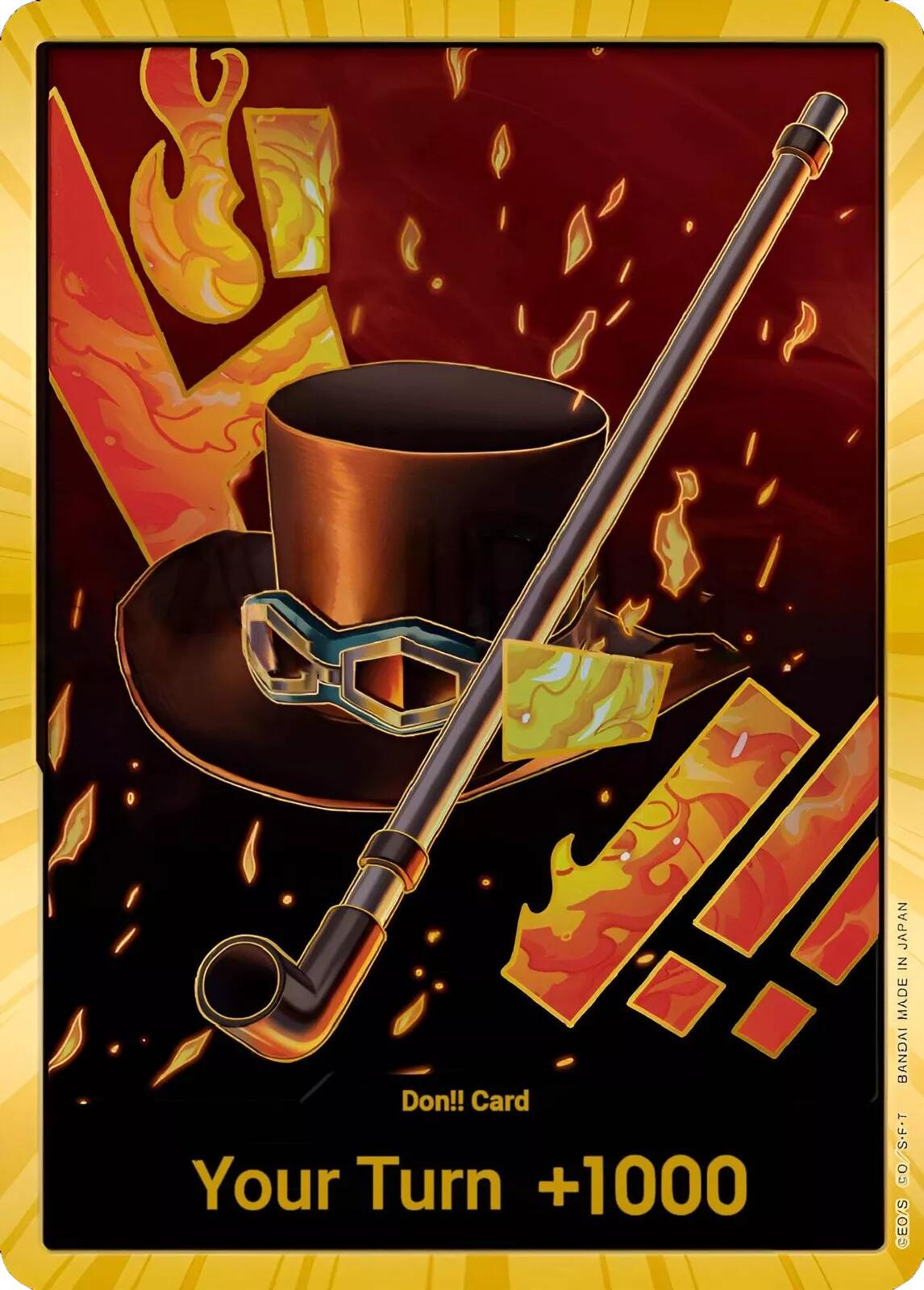 DON!! Card (Sabo) (Gold) [Premium Booster -The Best-] | Galaxy Games LLC