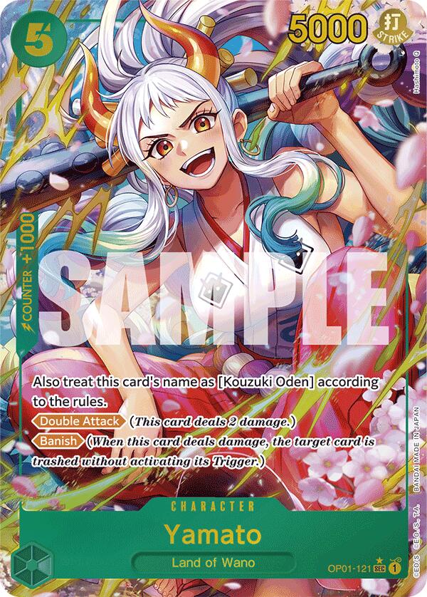 Yamato (OP01-121) (Alternate Art) [Premium Booster -The Best-] | Galaxy Games LLC