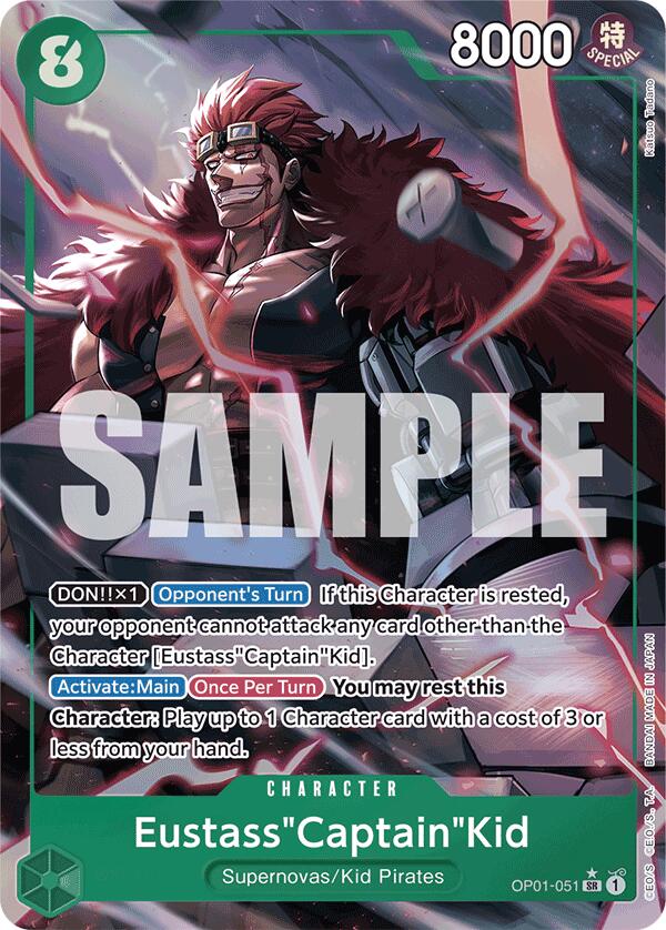 Eustass"Captain"Kid (OP01-051) (Full Art) [Premium Booster -The Best-] | Galaxy Games LLC