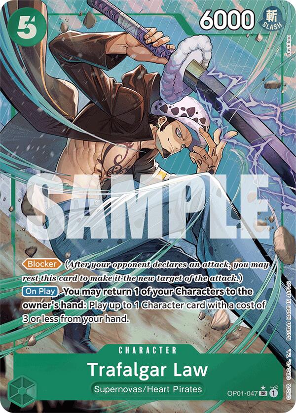 Trafalgar Law (OP01-047) (Full Art) [Premium Booster -The Best-] | Galaxy Games LLC