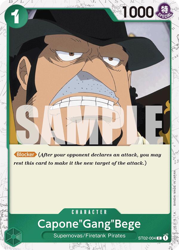 Capone"Gang"Bege (ST02-004) (Jolly Roger Foil) [Premium Booster -The Best-] | Galaxy Games LLC