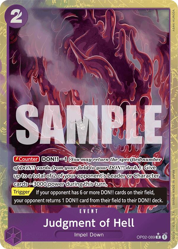 Judgment of Hell (Alternate Art) [Premium Booster -The Best-] | Galaxy Games LLC