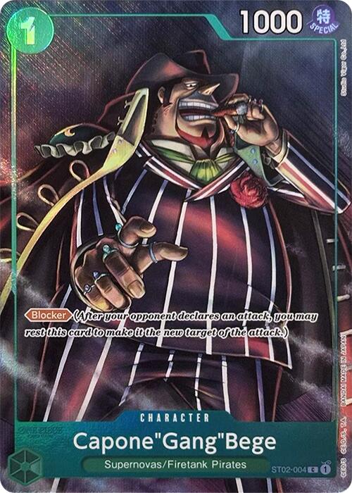 Capone"Gang"Bege (Premium Card Collection -Best Selection Vol. 2-) [One Piece Promotion Cards] | Galaxy Games LLC
