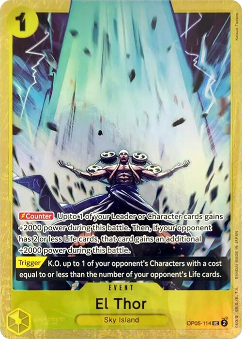 El Thor (Premium Card Collection -Best Selection Vol. 2-) [One Piece Promotion Cards] | Galaxy Games LLC