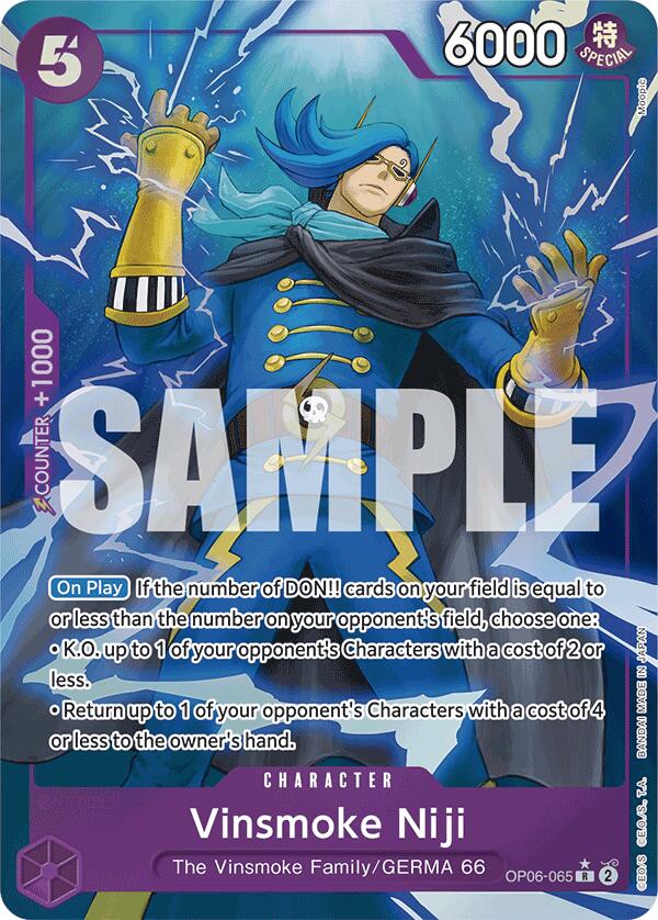 Vinsmoke Niji (OP06-065) (Full Art) [Premium Booster -The Best-] | Galaxy Games LLC