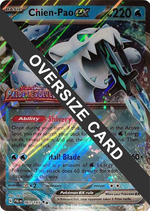 Chien-Pao ex (061/193) (Jumbo) [Scarlet & Violet: Black Star Promos] | Galaxy Games LLC