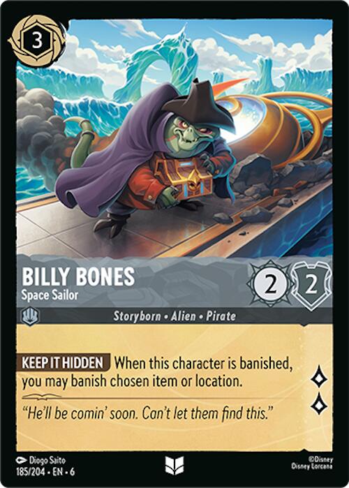 Billy Bones - Space Sailor (185/204) [Azurite Sea] | Galaxy Games LLC