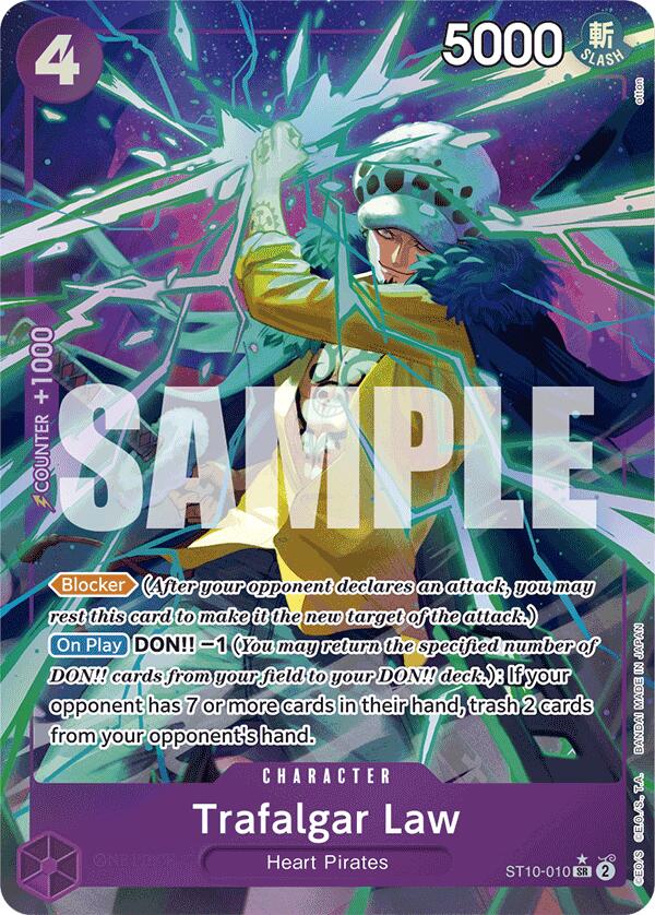 Trafalgar Law (ST10-010) (Alternate Art) [Premium Booster -The Best-] | Galaxy Games LLC