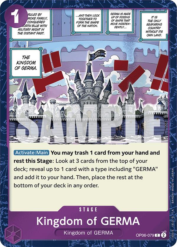 Kingdom of GERMA (Jolly Roger Foil) [Premium Booster -The Best-] | Galaxy Games LLC