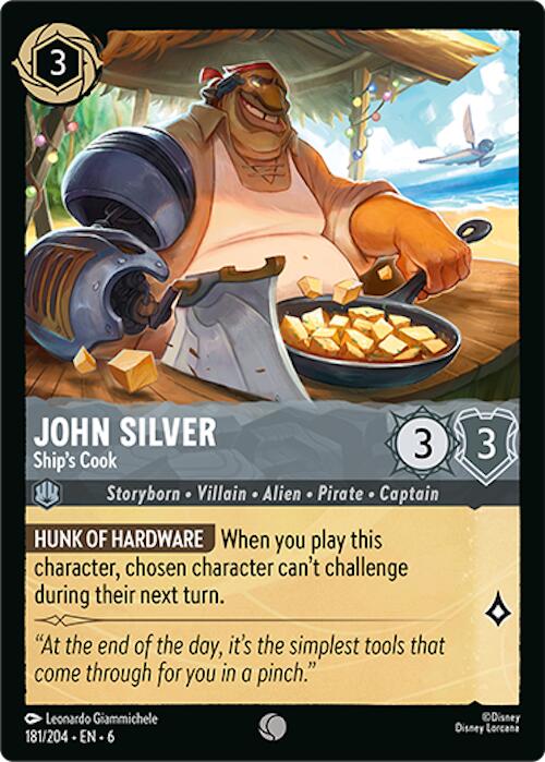 John Silver - Ship's Cook (181/204) [Azurite Sea] | Galaxy Games LLC