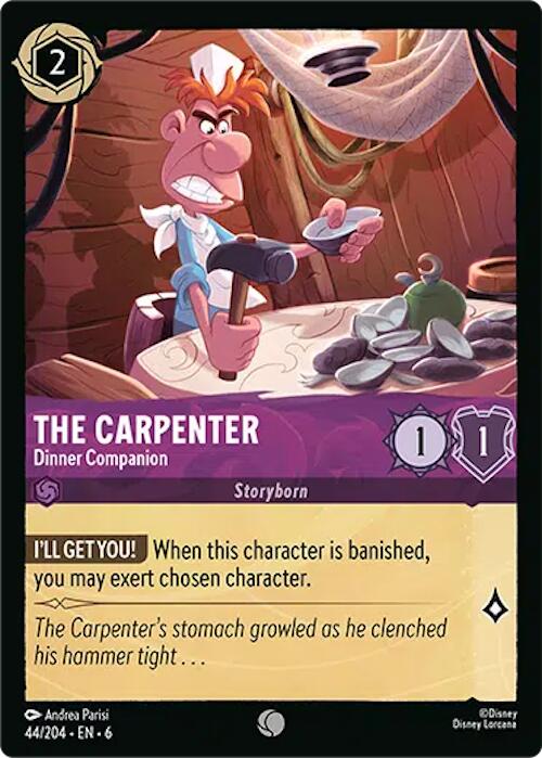The Carpenter - Dinner Companion (44/204) [Azurite Sea] | Galaxy Games LLC