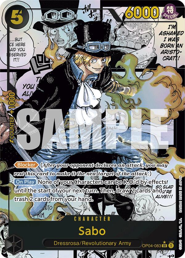 Sabo (OP04-083) (Manga) [Premium Booster -The Best-] | Galaxy Games LLC