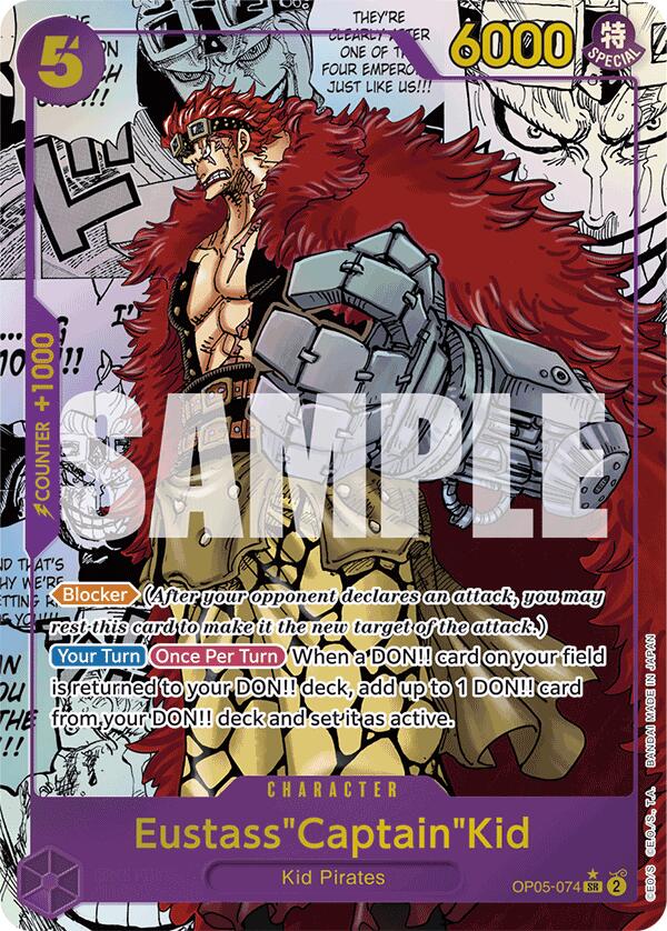 Eustass"Captain"Kid (OP05-074) (Manga) [Premium Booster -The Best-] | Galaxy Games LLC