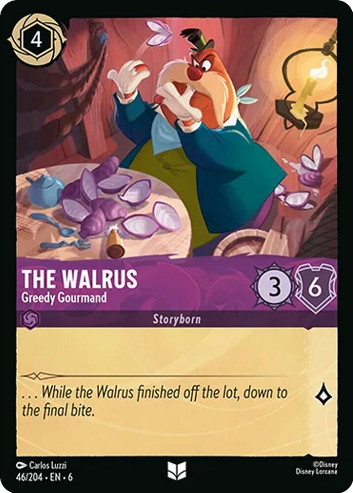 The Walrus - Greedy Gourmand (46/204) [Azurite Sea] | Galaxy Games LLC