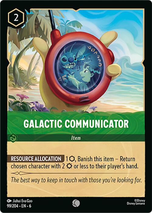 Galactic Communicator (99/204) [Azurite Sea] | Galaxy Games LLC