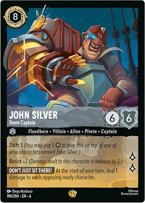 John Silver - Stern Captain (194/204) [Azurite Sea] | Galaxy Games LLC