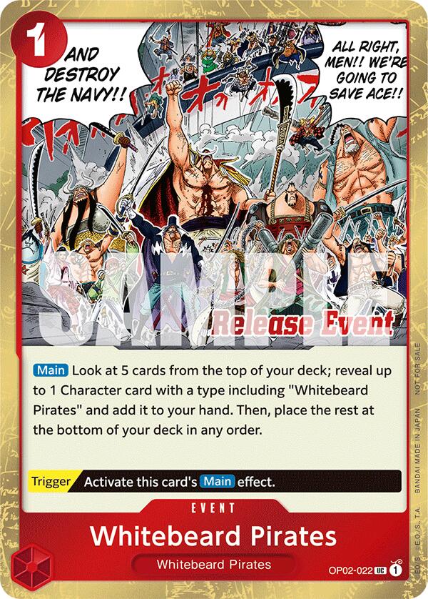Whitebeard Pirates (ST15 - ST20 Release Event Winner Pack) [One Piece Promotion Cards] | Galaxy Games LLC