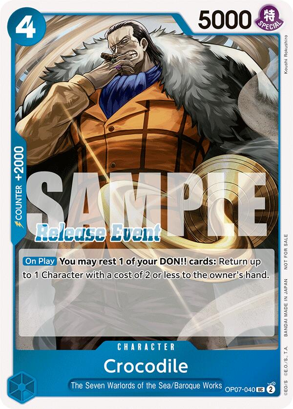 Crocodile (ST15 - ST20 Release Event Winner Pack) [One Piece Promotion Cards] | Galaxy Games LLC
