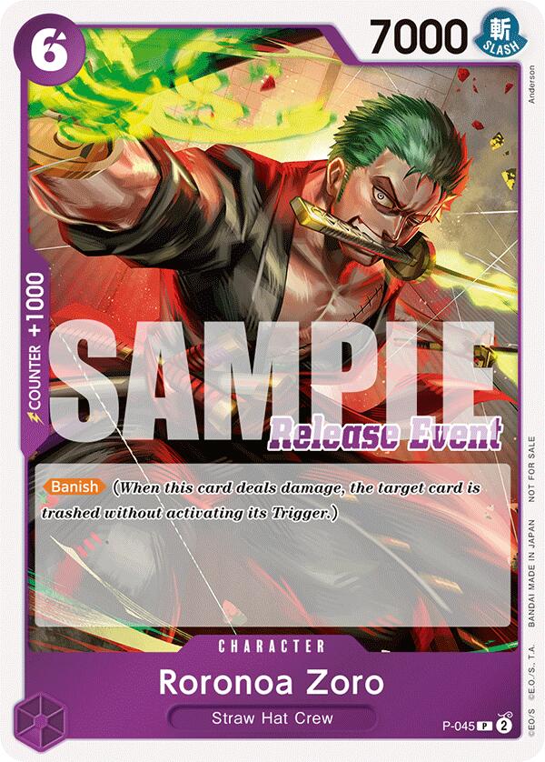 Roronoa Zoro (ST15 - ST20 Release Event Winner Pack) [One Piece Promotion Cards] | Galaxy Games LLC