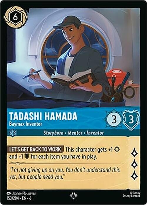 Tadashi Hamada - Baymax Inventor (153/204) [Azurite Sea] | Galaxy Games LLC