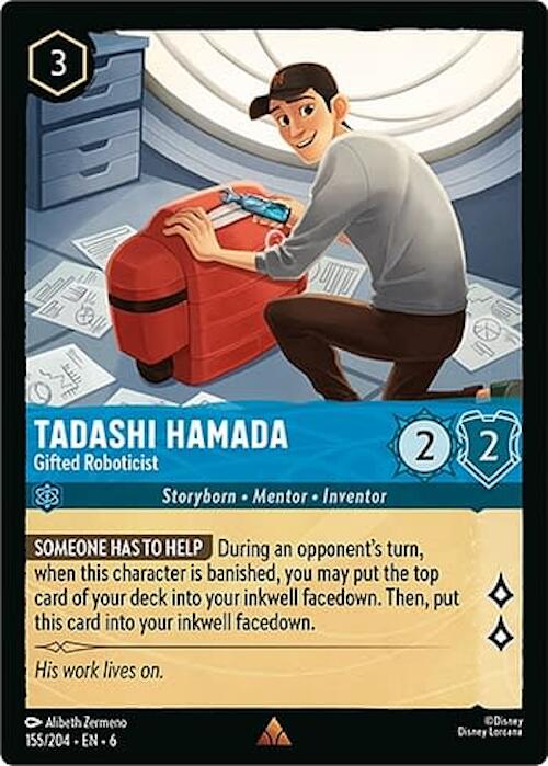 Tadashi Hamada - Gifted Roboticist (155/204) [Azurite Sea] | Galaxy Games LLC