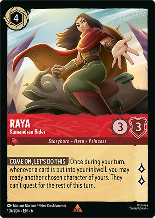 Raya - Kumandran Rider (107/204) [Azurite Sea] | Galaxy Games LLC
