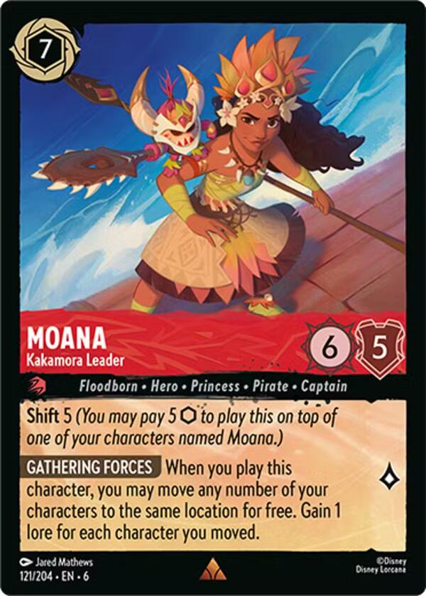 Moana - Kakamora Leader (121/204) [Azurite Sea] | Galaxy Games LLC
