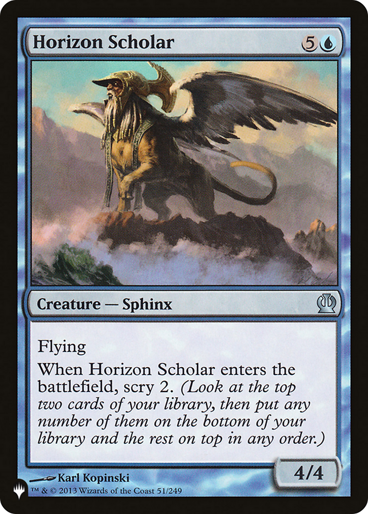 Horizon Scholar [The List] | Galaxy Games LLC