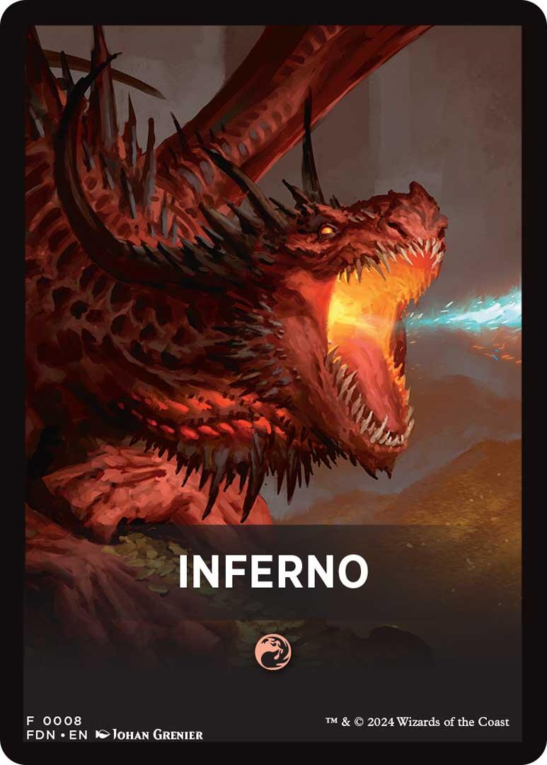 Inferno Theme Card [Foundations Tokens] | Galaxy Games LLC