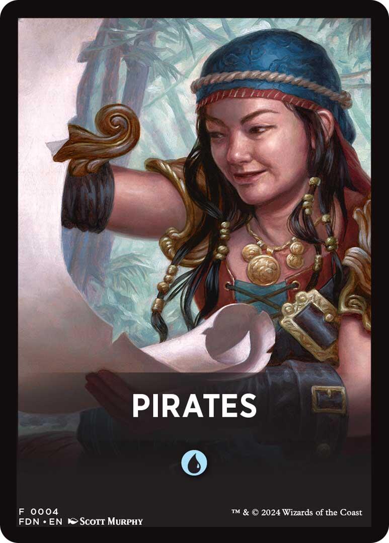 Pirates Theme Card [Foundations Tokens] | Galaxy Games LLC