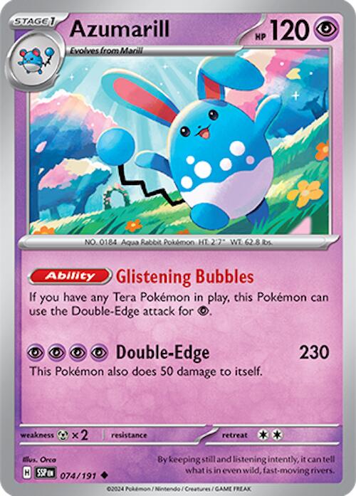 Azumarill (074/191) [Scarlet & Violet: Surging Sparks] | Galaxy Games LLC