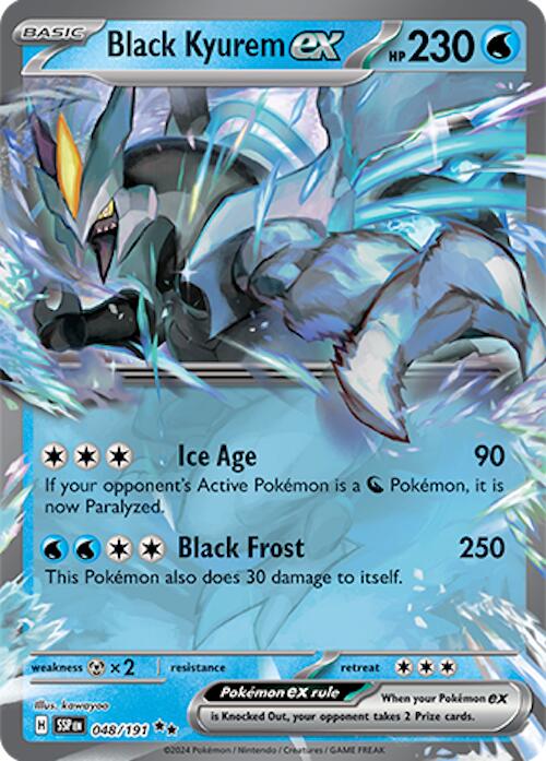 Black Kyurem ex (048/191) [Scarlet & Violet: Surging Sparks] | Galaxy Games LLC